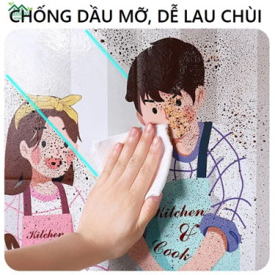 Tranh Dán Bếp Chống Dầu Mỡ 60 x 90cm Chịu Nhiệt, Giấy Decal Trang Trí Decor Bếp Đẹp - Ảnh 3
