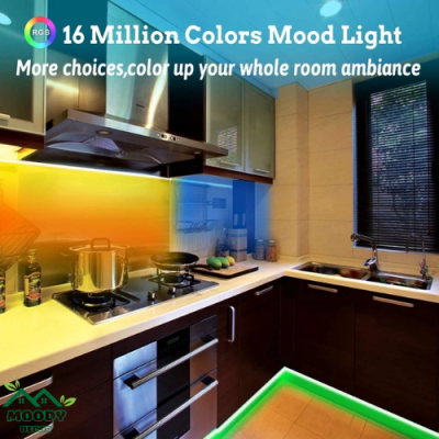 Dây Đèn Led 5050 RGB Thay Đổi Màu Sắc Kèm Điều Khiển bluetooth Tiện - Ảnh 5