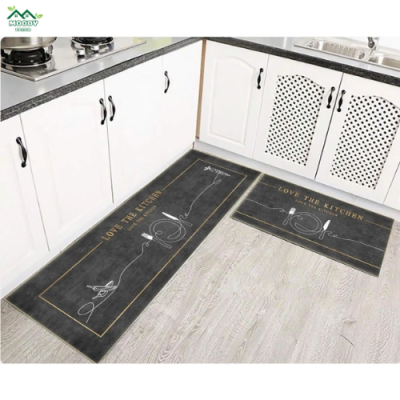 Thảm Bếp Hiện Đại Trang Trí Phòng Bếp Thấm Hút Nhanh Chống Trơn Trượt Kích Thước 40x60 Và 40x120cm - Ảnh 3