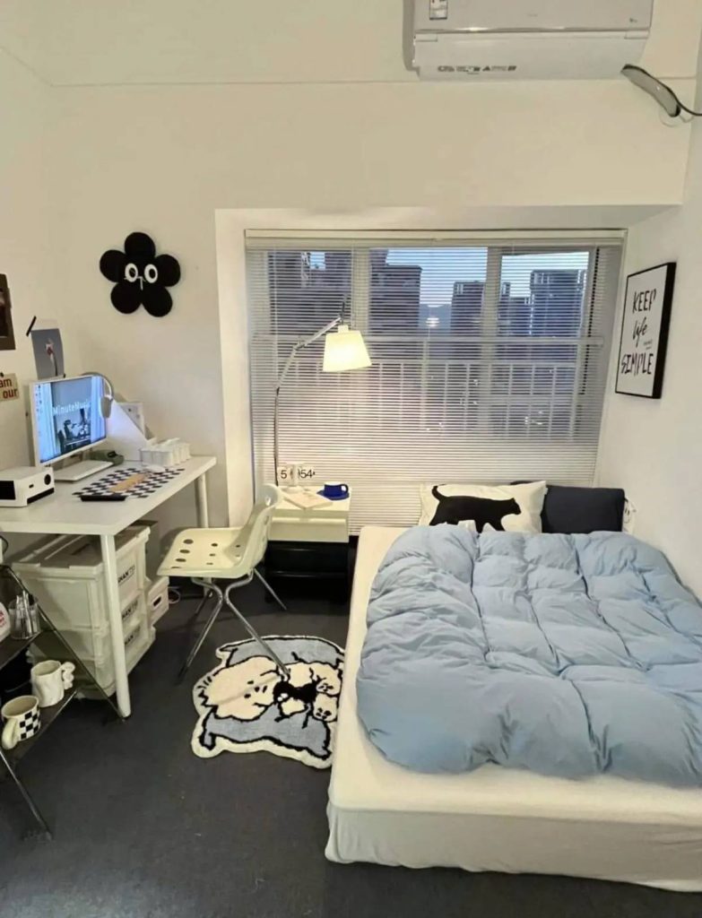 decor phòng ngủ nhỏ không giường