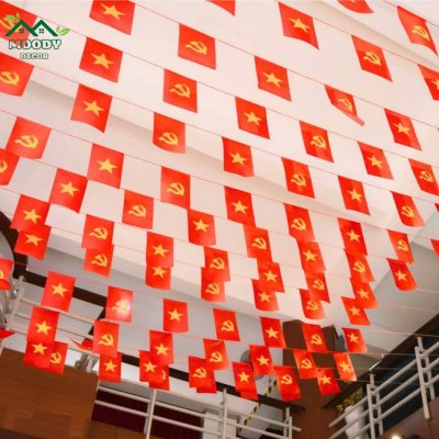 Dây cờ treo trang trí, Cờ dây SAO ĐẢNG - Ảnh 4