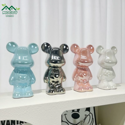 Bedivar Gấu BEARBRICK  Bạo Lực Gấu Trang Trí Cao Cấp Gốm Phòng Khách - Ảnh 4